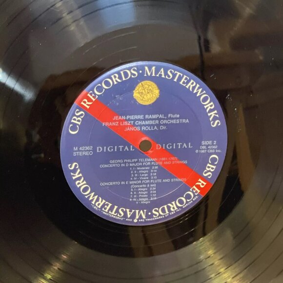 Flute Concertos Suite In E Minor (Vinyl, 1987) CBS Masterworks M 42362 NM LP - Picture 10 of 10